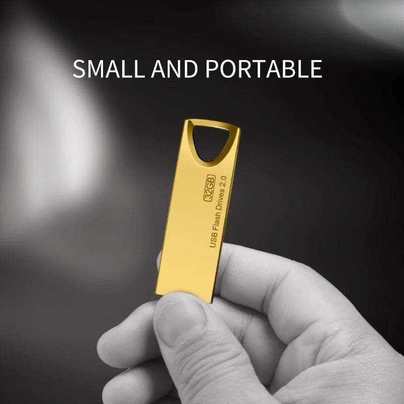 2025 New Innovation 3.0 USB Flash Drive Pen Drives 128GB 64GB 32GB USB 2.0 Metal Stick  Pendrive Flash Drive For Laptop/PC/Car