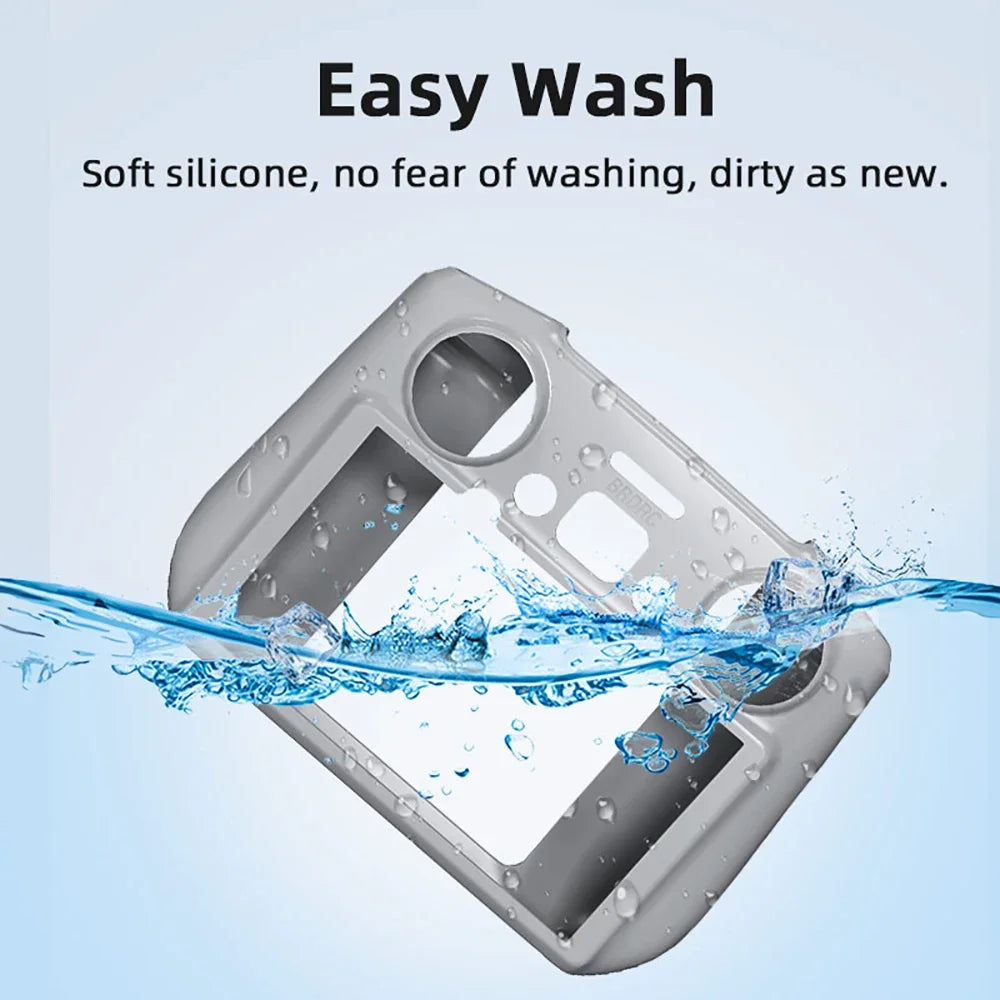 BRDRC Silicone Case for DJI NEO 2/Mini 5 Pro/Air 3S Drone RC 2 Sleeve Scratch Proof Protection Cover Remote Control Accessory