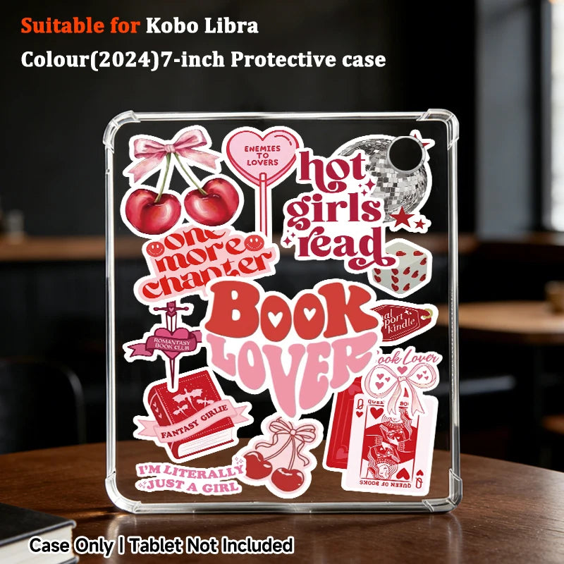 Slim clear TPU case for kobo, Kindle Paperwhite 12/5, 10/11th.Ultra-thin,transparent,shockproof protective cover for e-readers.