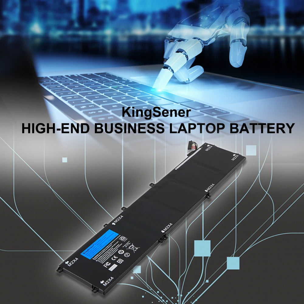 KingSener New 6GTPY 11.4V 97WH Laptop Battery For DELL XPS 15 9570 9560 7590 For DELL Precision 5520 5530 Series Notebook H5H20