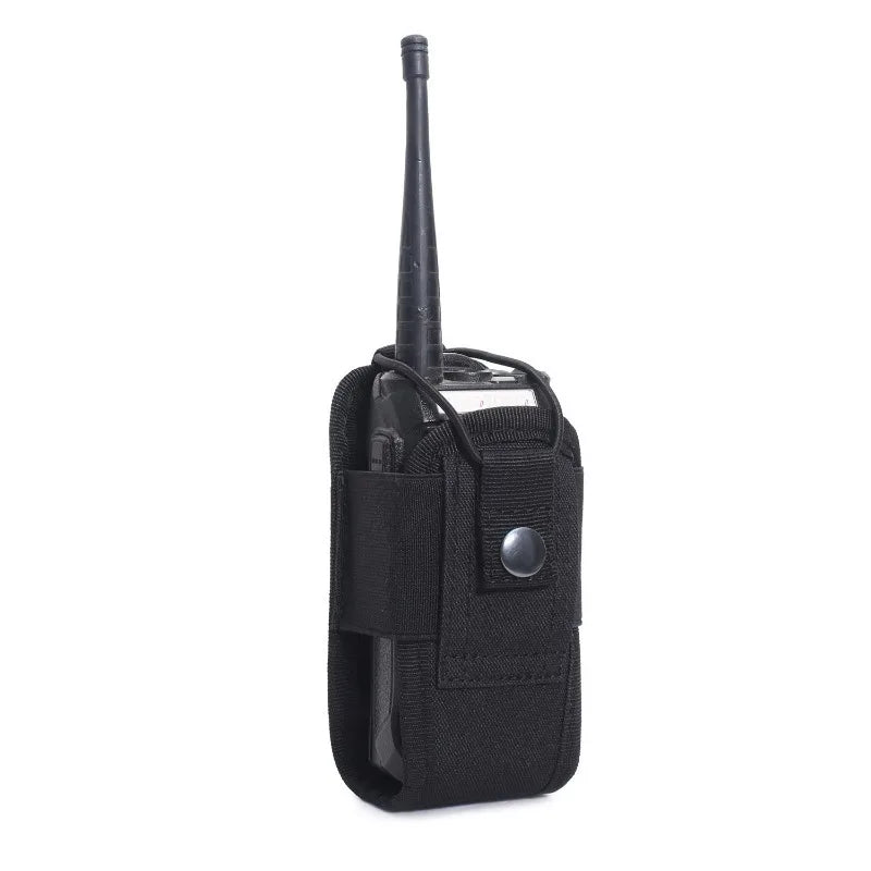 Portable Outdoor Hunting Sports Waist Bag Interphone Holster Tactical Walkie Talkie Carry Bag Radio Pouch Holder Pocket DJJPJ01