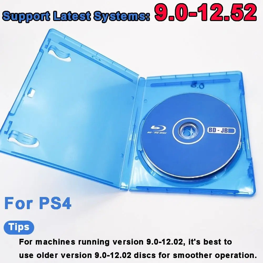 All-in-One Jailbreak Disc for Firmware 9.0–12.52 – 1-Click Boot, No PC Required, Supports Homebrew & Backup Games