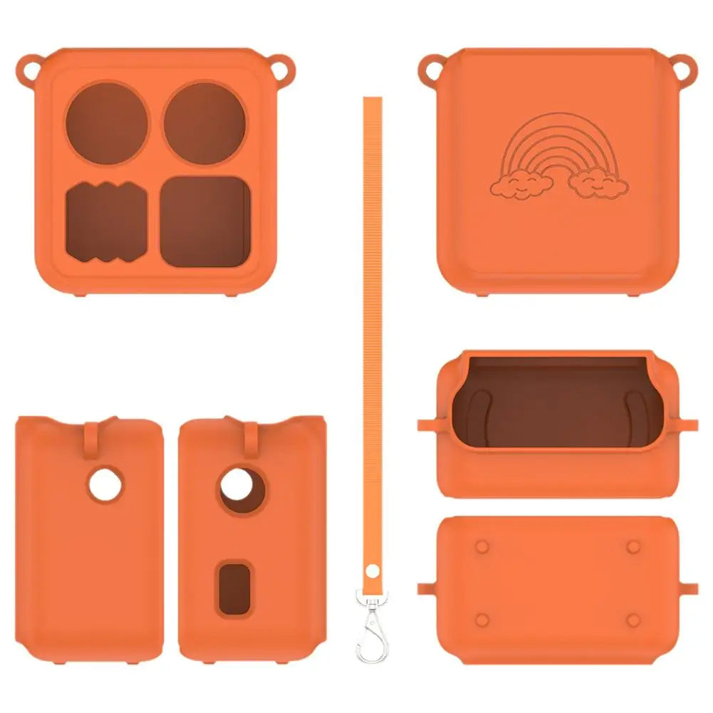 Small Audio Player For Yoto Mini, 360° Shockproof Cover with Lanyard, Lightweight Protector with Waterproof Stain-Resistant