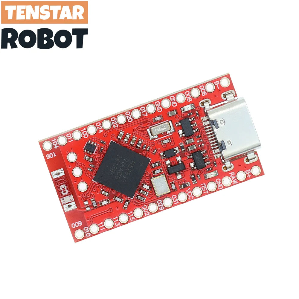 TENSTAR 2pcs NRF52840 Development Board Compatible With Nice!Nano V2.0 Bluetooth Split keyboard Pro Micro Red Board