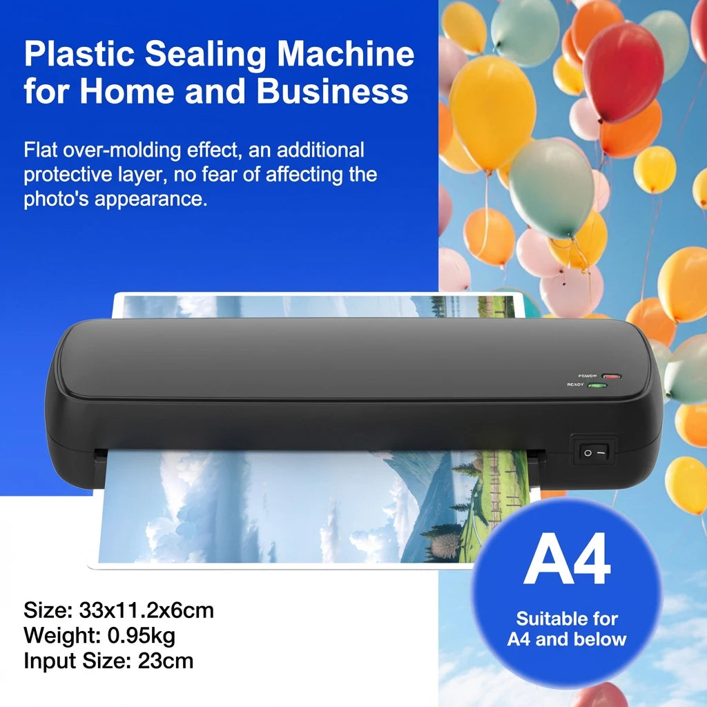 4-In-1 Laminator Machine, It Has Quick Warm-Up, Fast Laminating Documentation and Photos, Increases Their Long-Term Color Preservation