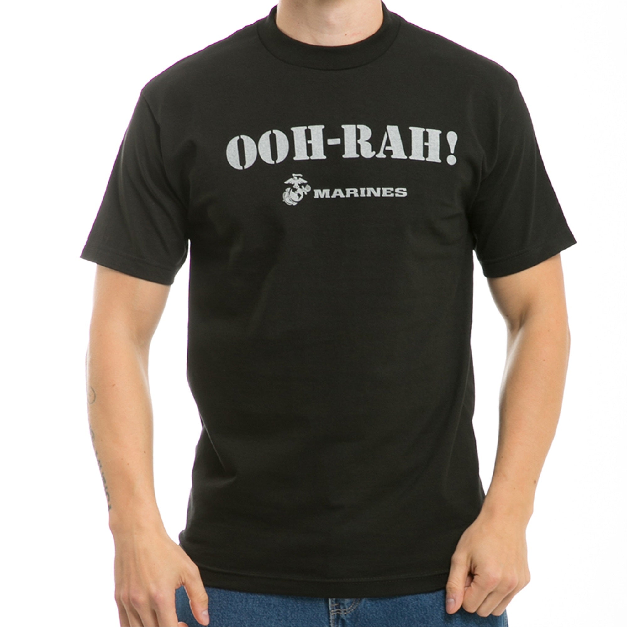 Military Graphics T'S, Ooh Rah, Blk, M
