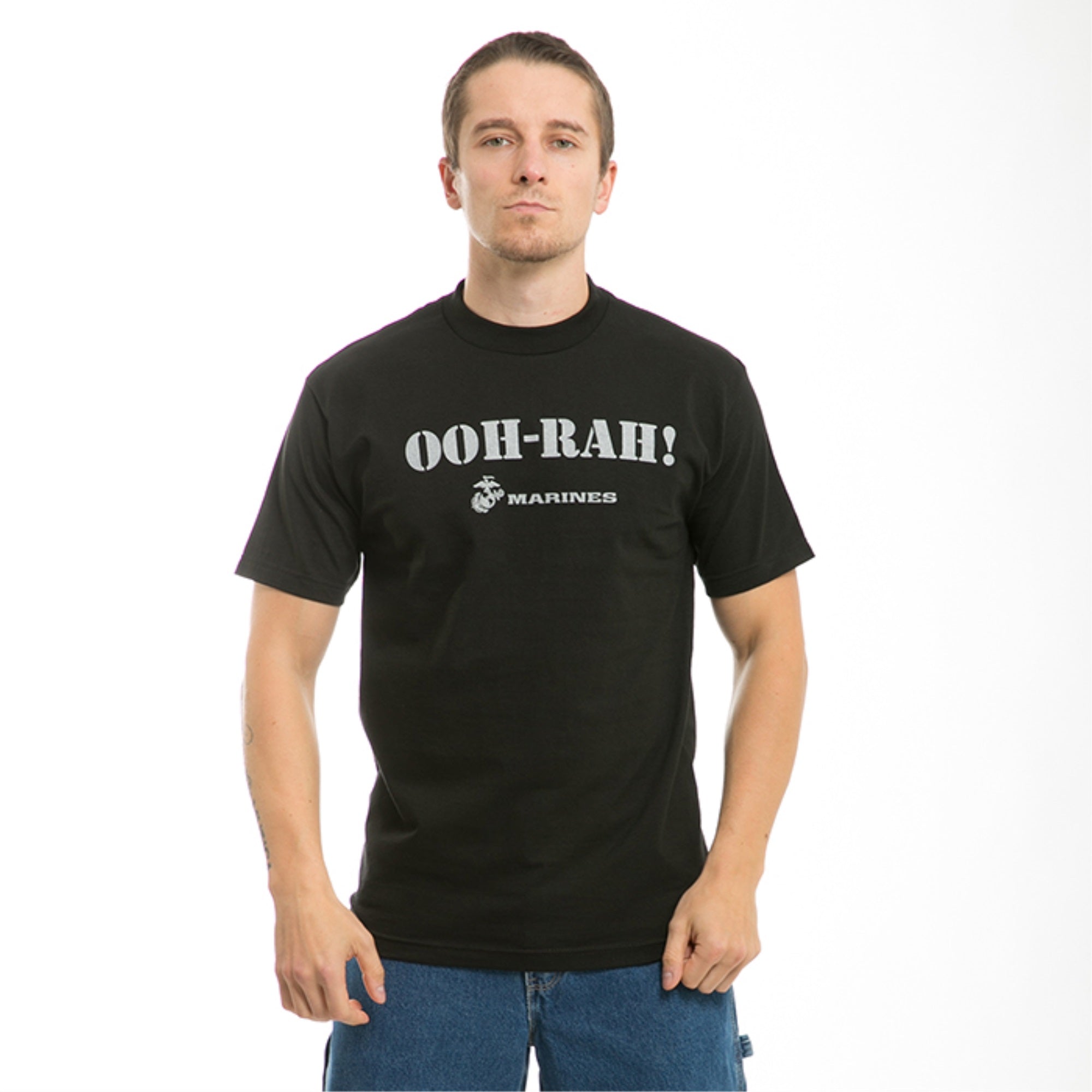 Military Graphics T'S, Ooh Rah, Blk, M