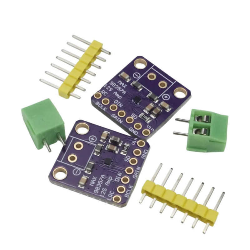 MAX98357A I2S 3W Class D Audio Amplifier Module DAC Decoder Filterless Plug and Play for ESP32 ESP8266 Raspberry Pi Arduino