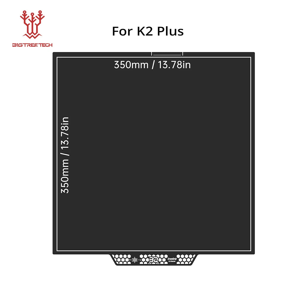 BIQU Panda Build Plate CryoGrip Pro Coating No Clog Spring Steel Double-sided for BambuLab X2D Voron Kobra Ender K1 3D Printer