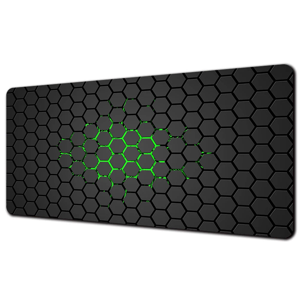 XXL Computer Gaming Locking Edge Mice Pad Keyboard Table Mat Geometric Art Large Gaming Desk Pad Pc Gamer Big Size Mousepad Gift