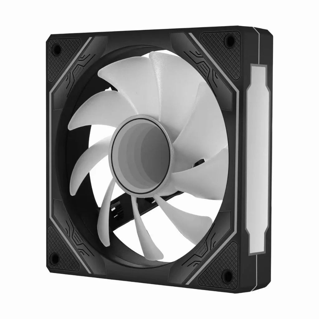 Veebyte PRISM 4 PRO Computer Chassis Fan 120mm 5V 3PIN ARGB 4 Pin PWM Quiet Cooling Fan 12V Large Air Volume 45.2CFM/600-1500RPM
