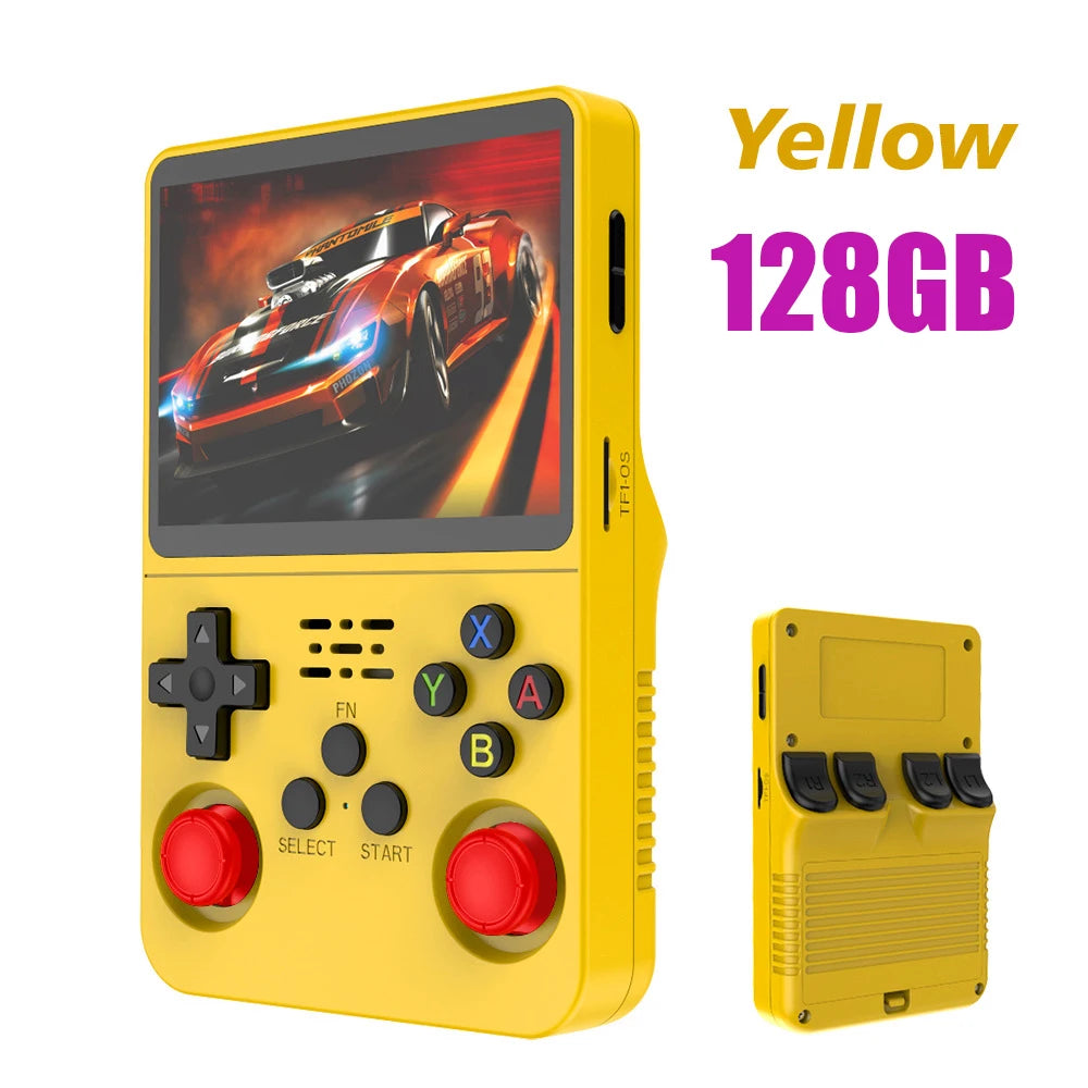 BOYHOM Original R36S Retro Handheld Video Game Console Linux System 3.5 Inch IPS Screen R35s Pro Portable Pocket Video Player 64GB Games 1G Ram