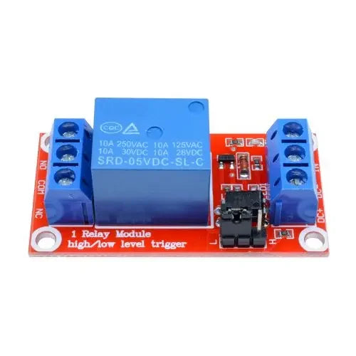 1-5Pcs DC 5V 9V 12V 24V 1 Channel Relay Module With Optocoupler Shield Board High Low Level Trigger Power Supply Module Arduino