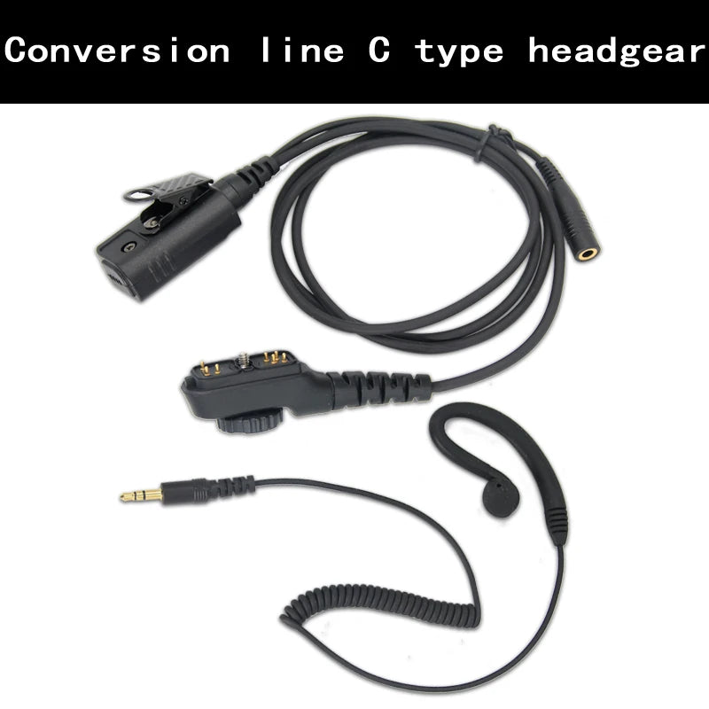 Walkie Talkie Headset Earpiece Mic For Hytera HYT PD700 PD700G PD702G PD705G PD752 PD780 PD782 PD785 PD785G PT580H Two Way Radio