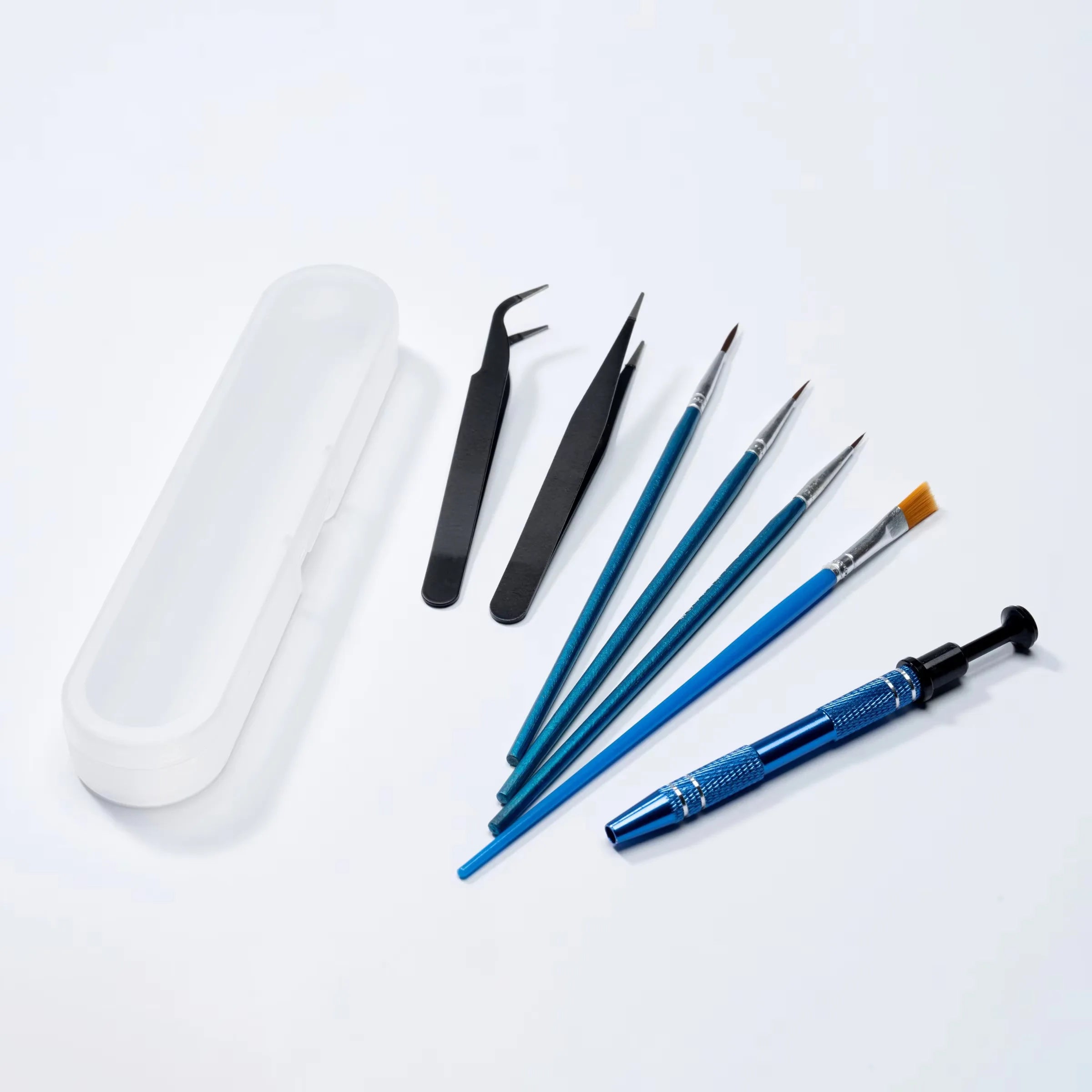 Keebox Mechanical Keyboard DIY Accessories Anti-static Tweezers Lubing Brush Storage Box Switches Lubing Tool Kit Switch Clamp