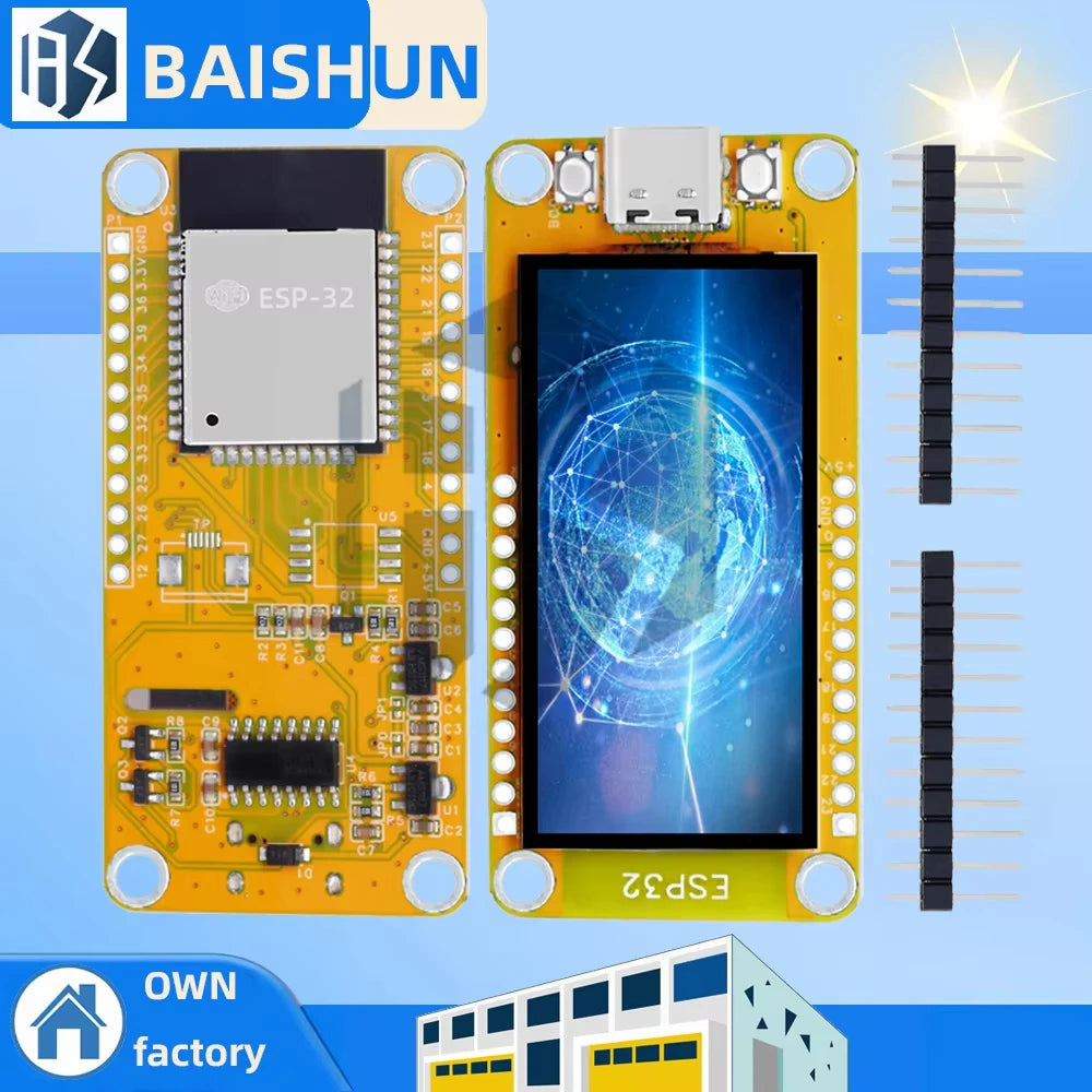 ESP32 with 1.9 inch LVGL Development Board WiFi+Bluetooth 170 * 320 Display Screen TFT Module for Arduino