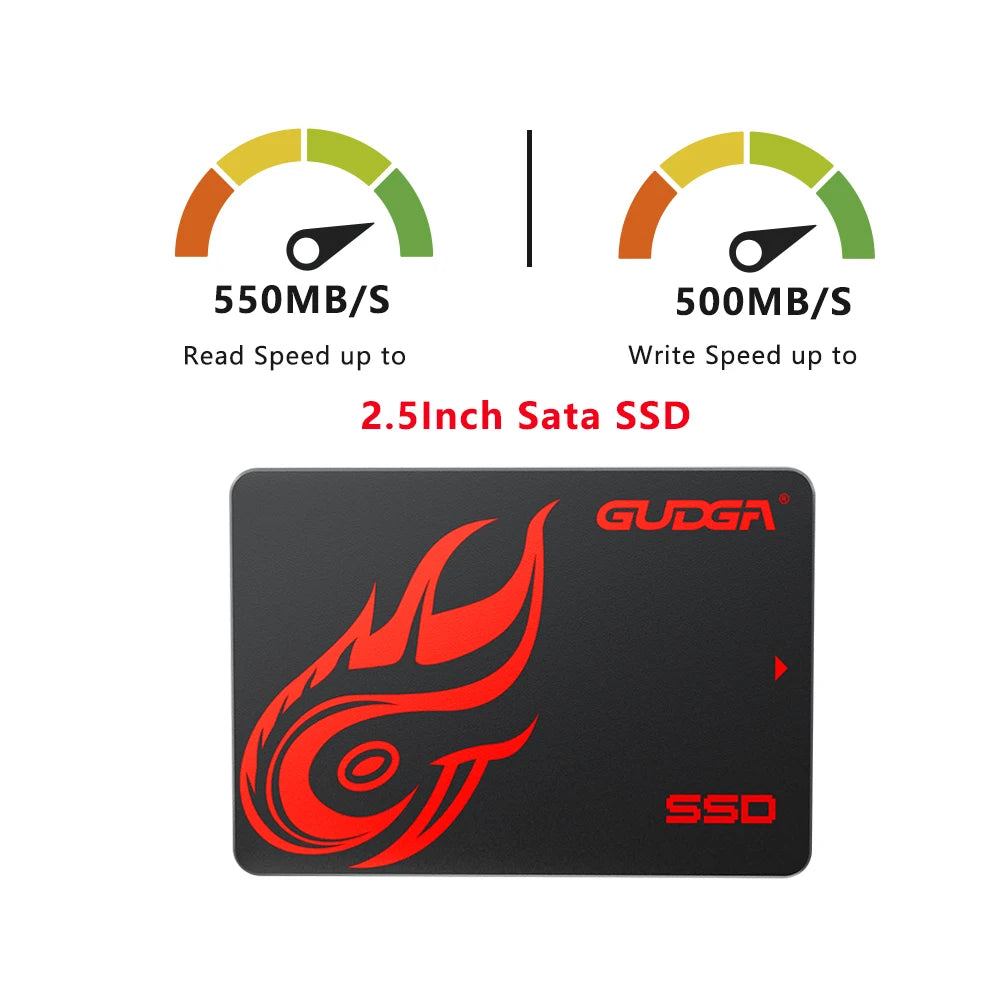 GUDGA SSD SATA III 2.5” Inch 550MB/s 6gbps 120GB 240GB 960GB Internal Solid State Disk For Desktop PC