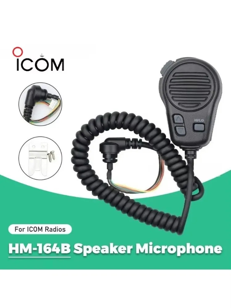 HM-164B Speaker Mic IPX7 Hand Microphone for Icom IC-M200 IC-M304 IC-M59 Marine Maritime Radio IC-M412 IC-M411 IC-M59 IC-M45