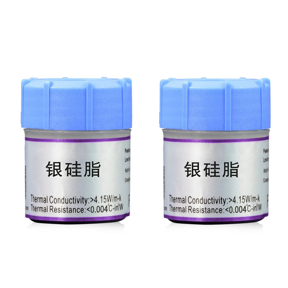 25g Silver Thermal Compound Paste for Coolers Heat Sink Paste Thermal Grease VGA Heatsink Plaste High Durability for CPU GPU PS4