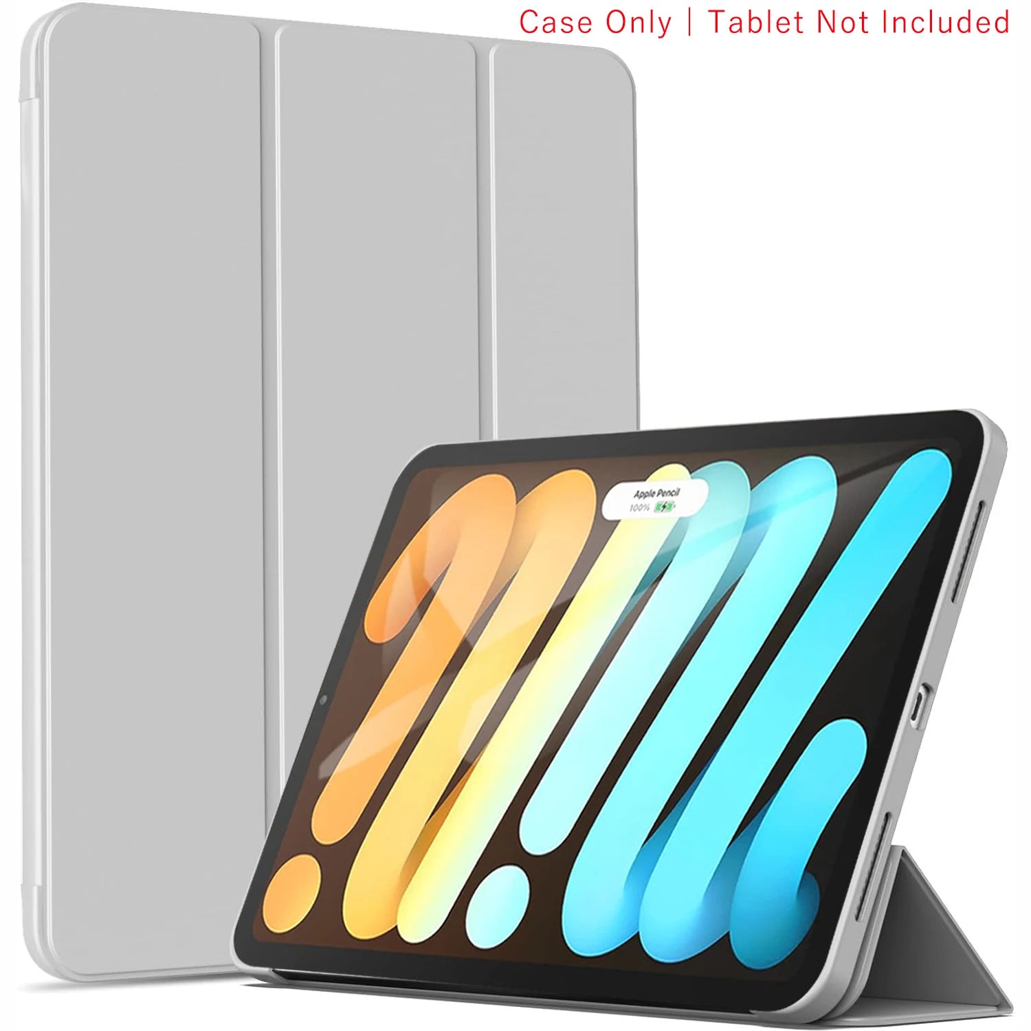 Tri-fold Flip Case For iPad Mini 6 7 (A17 Pro) 8.3'' 2024 2021 A2568 A2995/A2996 AMagnetic Stand PU Leather Protective Cover