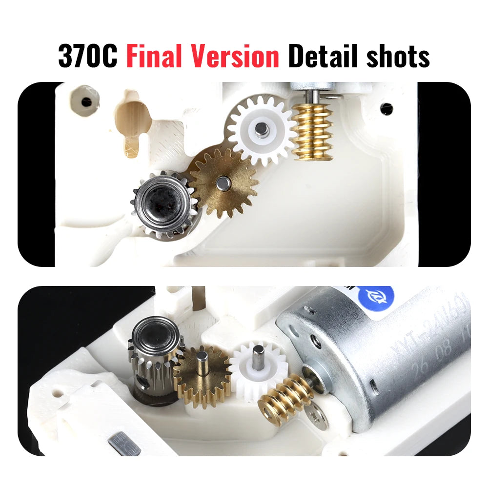BLV BMCU Final 370C / 370C DM Upgrade Metal Gears, High‑Torque AMS Automatic Feeding MMU Solution for A1, A1 Mini, X1, P1 Series