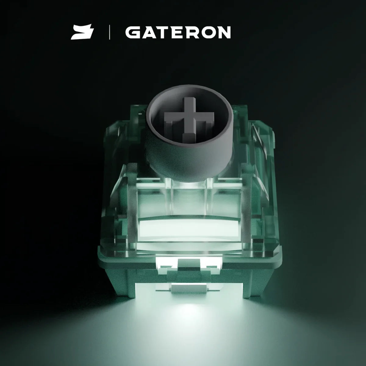 GATERON Magnetic Jade Ultra Switch, Linear, Freely Setting Pre-Travel, HE Hall Sensor Effect for Magnetic Keyboard Gaming Office