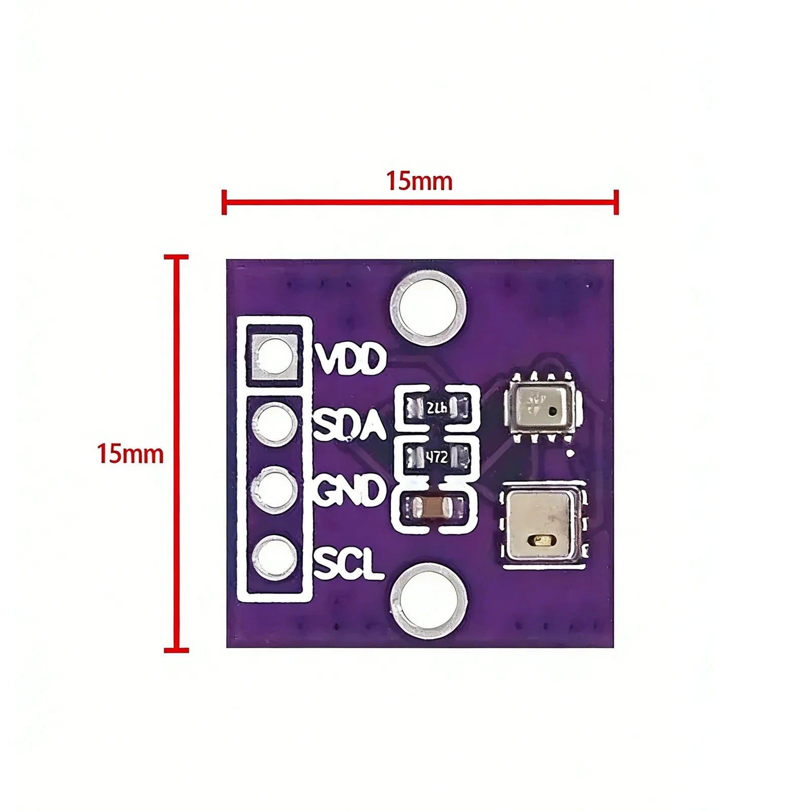 AHT20+BMP280 Temperature Humidity Air Pressure Sensor Module High-Precision I2C 2-5V for Arduino Raspberry Pi