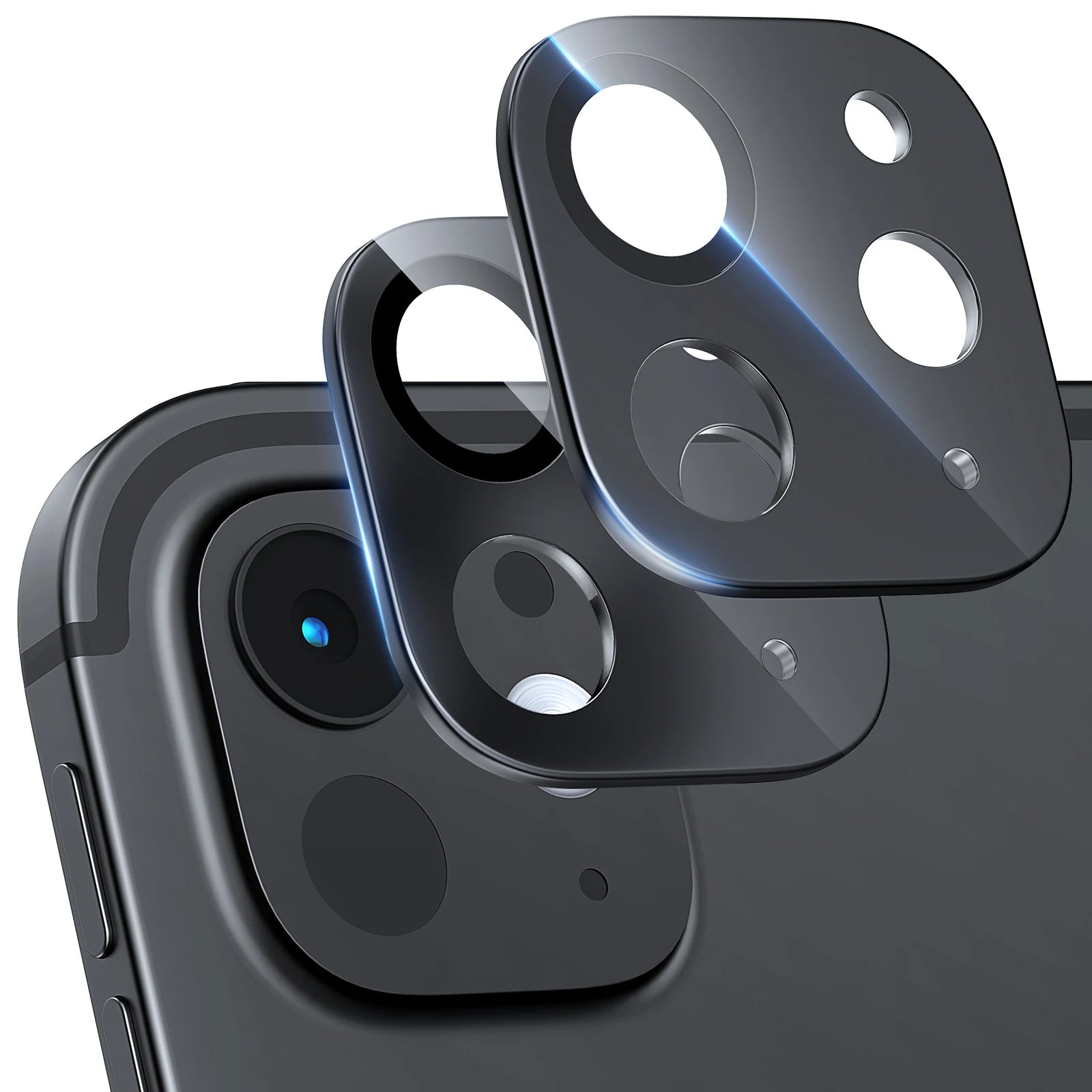 [2 Pack] Camera Lens Protector for iPad Pro 11"/12.9"(2018/2020/2021/2022),Pro 11"/13" 2024 9H Tempered Glass,Anti-Scratch,