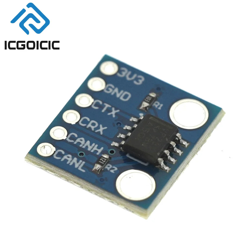 1-10pcs SN65HVD230 CAN Bus Transceiver Module – 3.3V, 1Mbps, for Arduino ESP32 STM32 CAN 2.0B