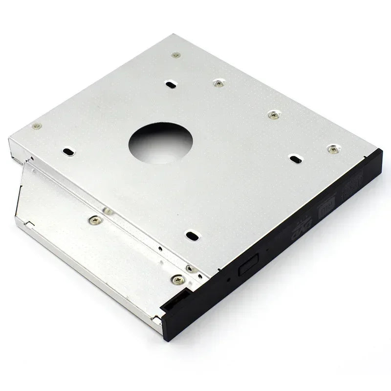 9.5 12.7mm HDD Caddy Aluminum Universa SATA 3.0 2.5" SSD CD DVD To HDD Case Optibay Enclosure CD-ROM ODD 1pcs