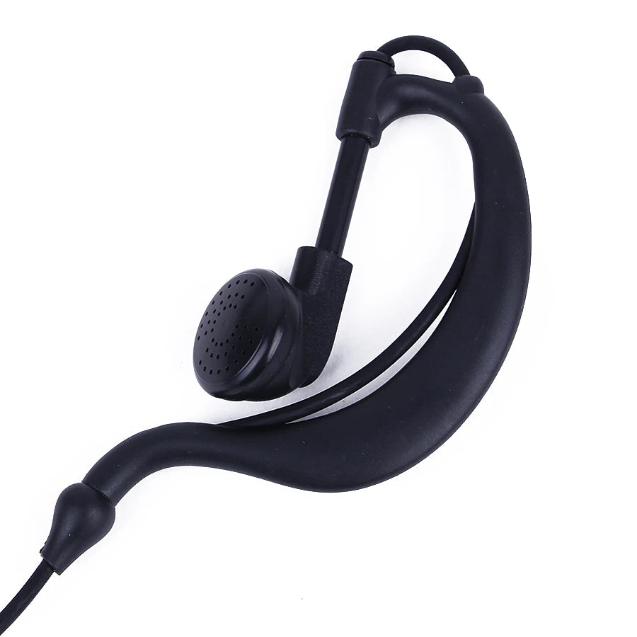2 Pin PTT Ear Hook Earpiece Earphone MIC For MIDLAND Walkie Talkie G6/G7/G8/G9 GXT550 GXT650 LXT80, LXT110, LXT112 CB radio