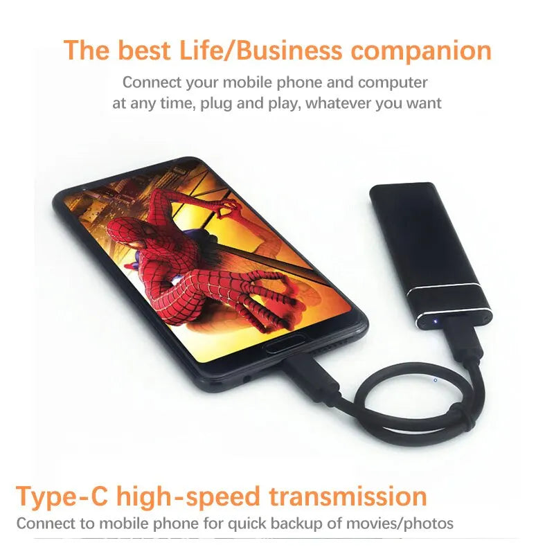 USB3.1 M.2 NVME SSD Enclosure Mobile Case Supports NVME Protocol To Type-C Solid Metal External Hard Disk Case Laptop Phone SSD