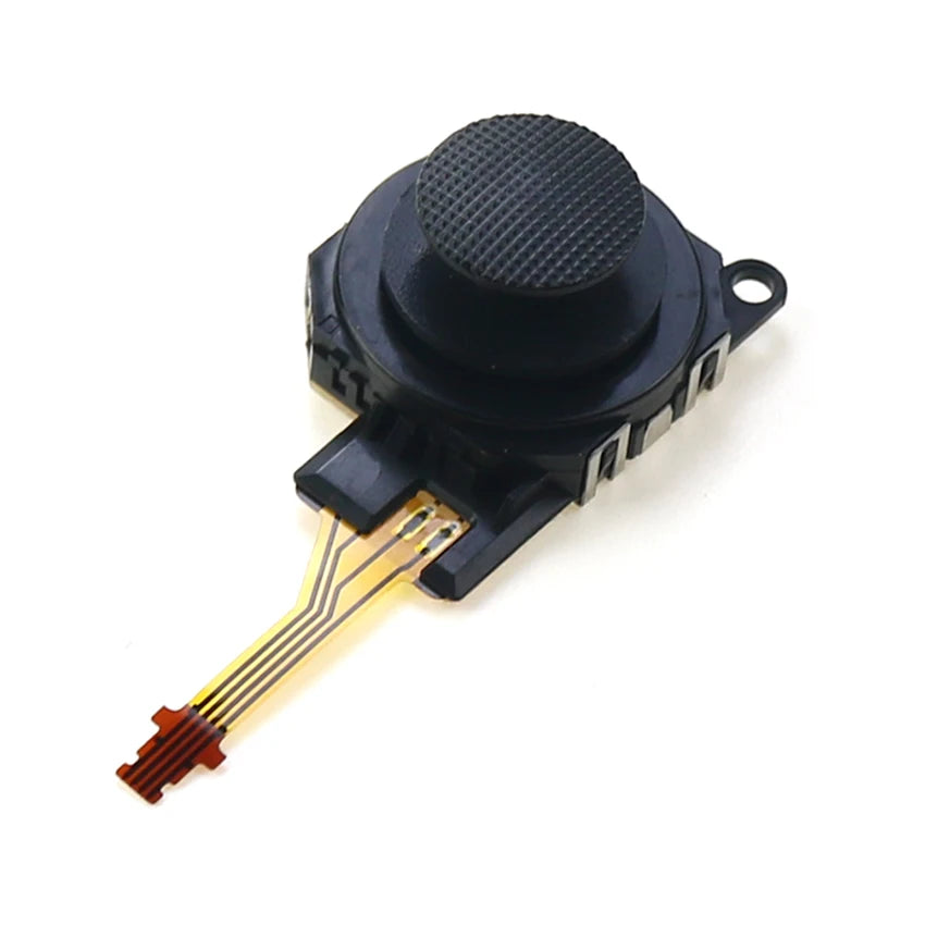 YuXi Black 3D Analog Joystick Button Sensor Module + Thumb Stick Caps For PSP 3000 PSP3000 Console