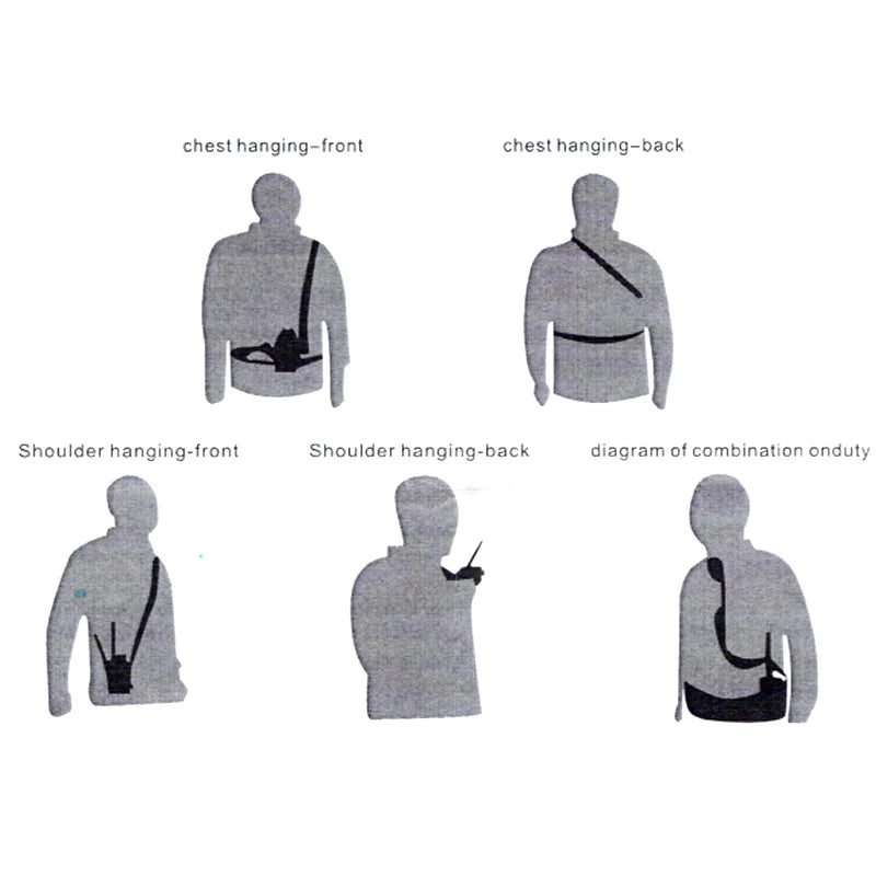 Walkie Talkie Universal Pounch Nylon Case Two Way Radio Holder Bag for Motorola for Baofeng MSC20A