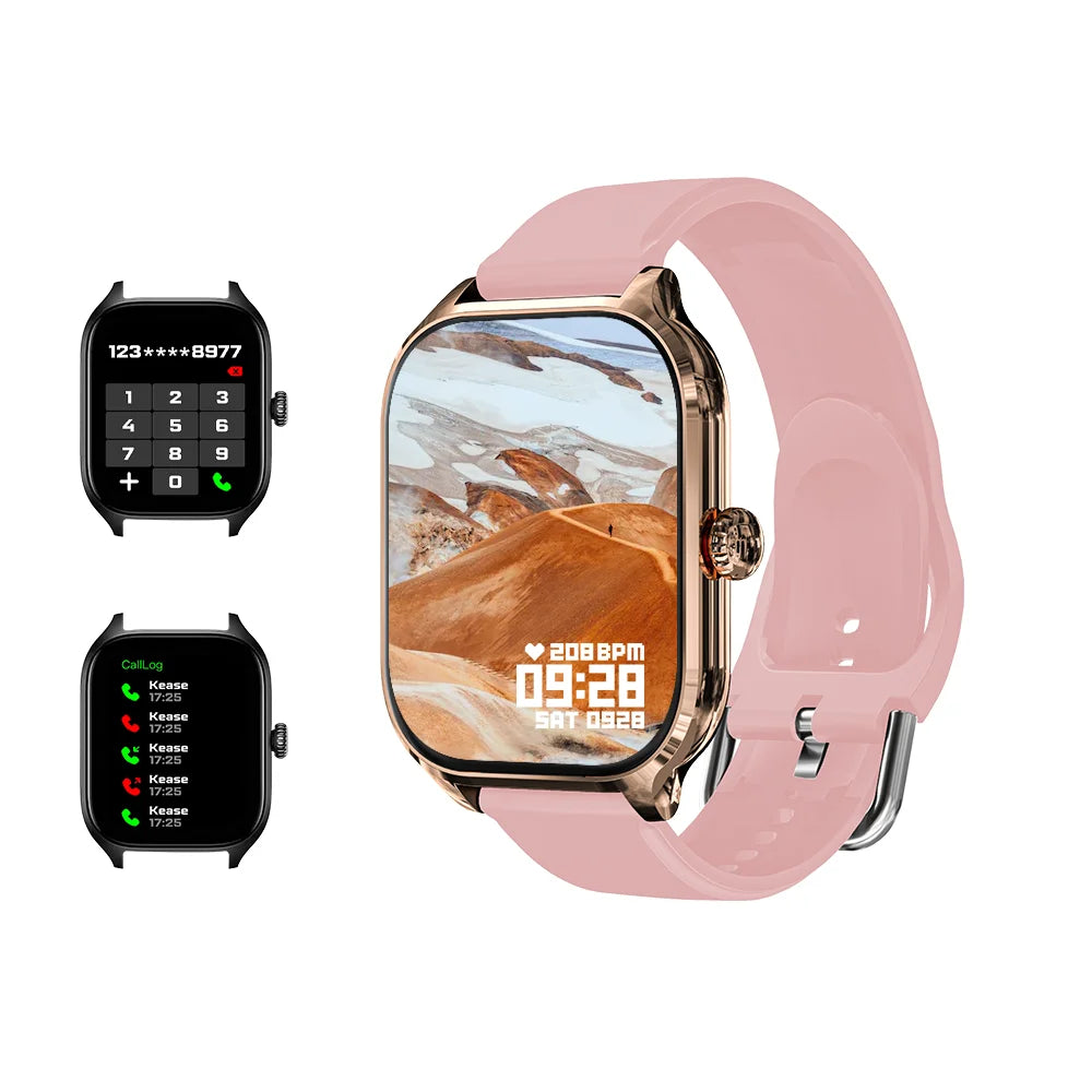 LAXASFIT H9 Smart Watch Dialing Answering Calls Exercise Tracking Heart Rate Sleep Monitor Bluetooth Smartwatch Man Woman Gift