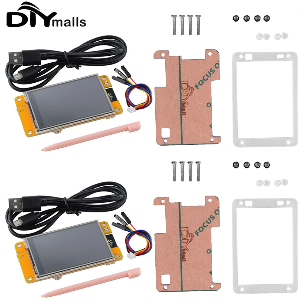 2.8" ESP32-2432S028R ESP32 Display ILI9341 Resistive Touchscreen TFT LCD Module ESP-WROOM-32 Development Board Acrylic Case
