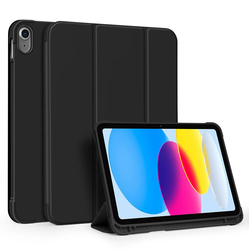 For iPad Mini 6 7 iPad Pro 11 M4 iPad Air 11 M2/M3 10th A16 for Air 5/6/7/8 10.2 9.7 10.9 Shockpro Case with Side Pencil Holder