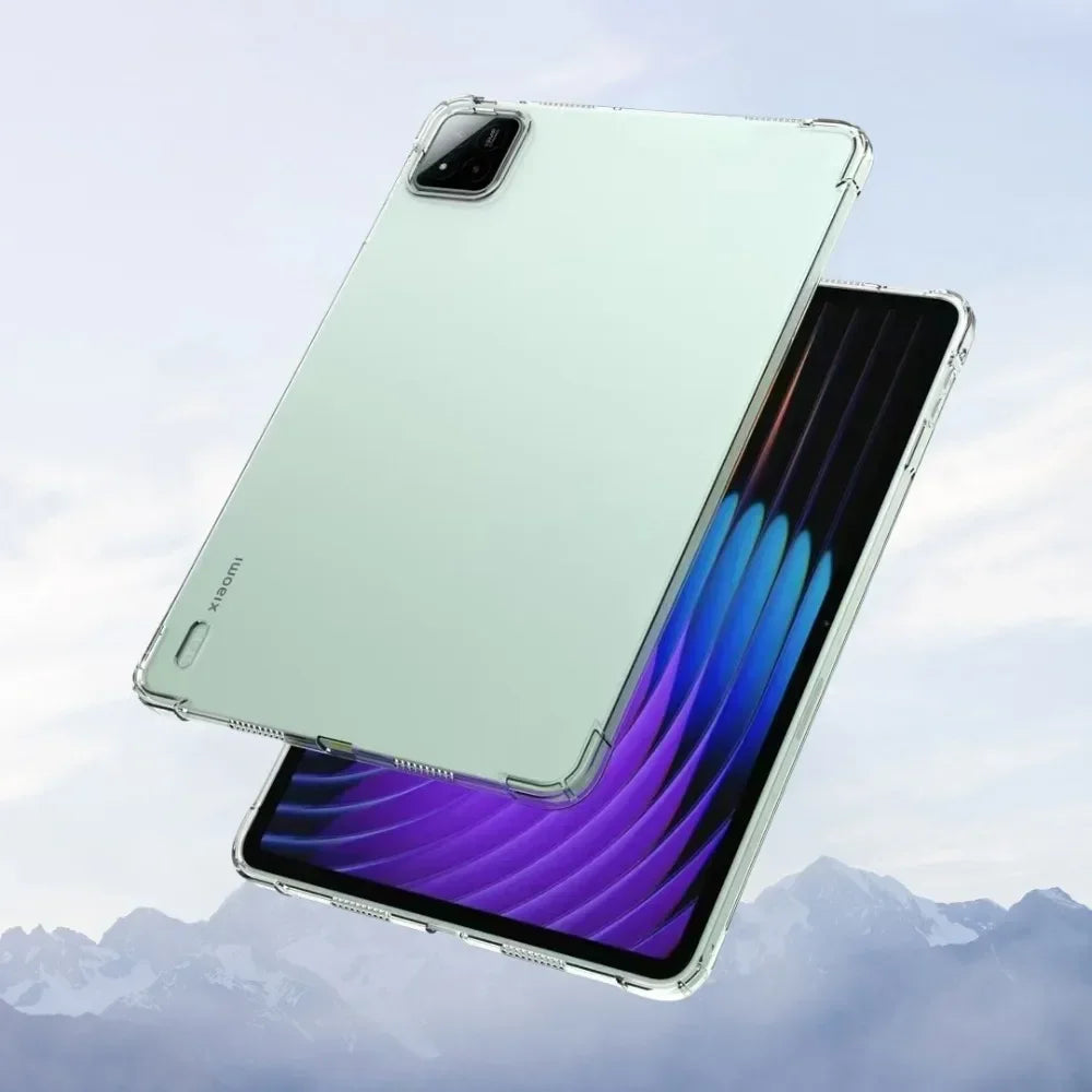 Airbags Soft TPU For Xiaomi Pad 7 Transparent Case Silicon Back Tablet Cover For Xiaomi Pad 7 Pro Mi Pad 7 Pro Case 11.2 inch
