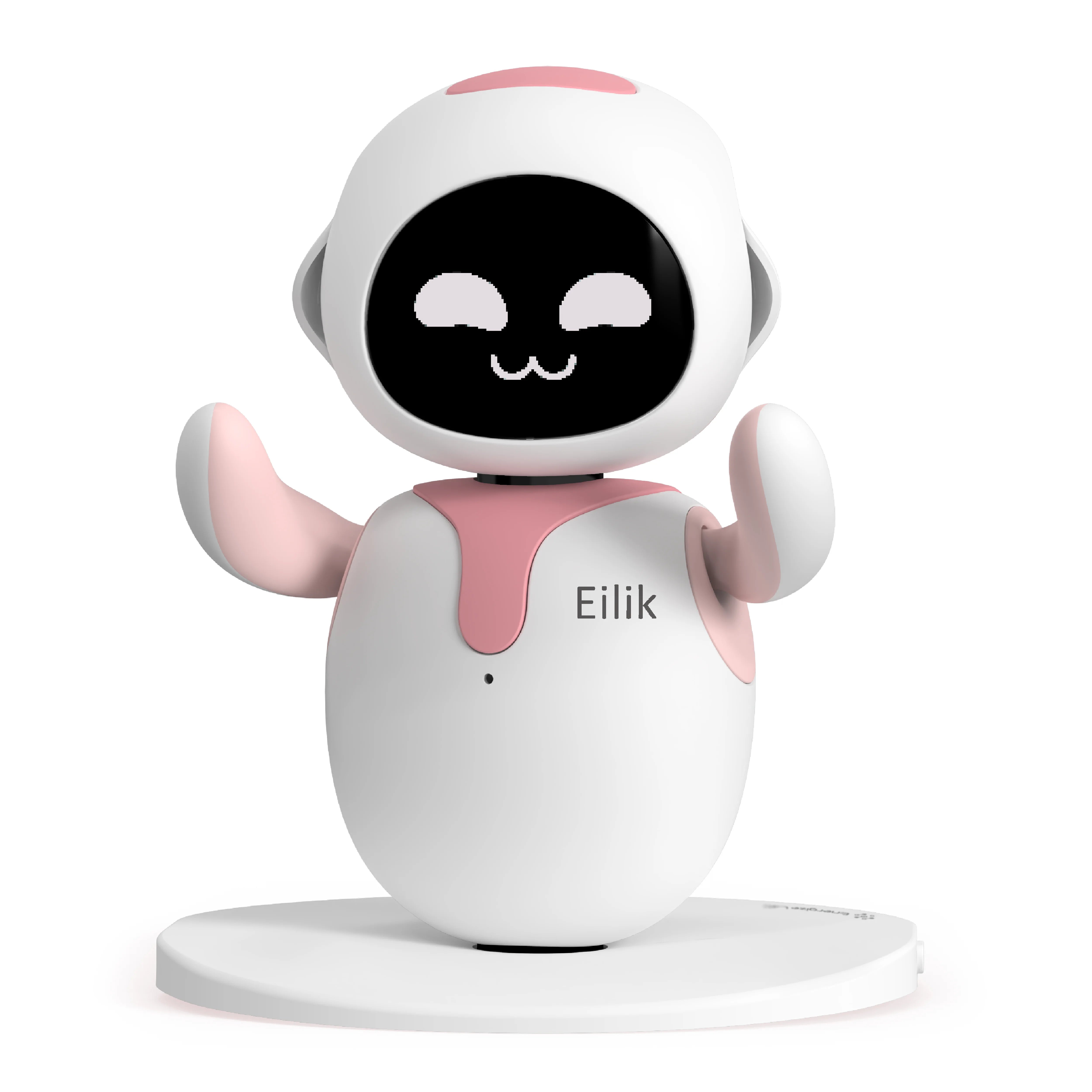 Eilik Pink - Touch Interactive Toys, Cute Robot Pets with Abundant Emotions. Idle Animations&Mini-Games, Unique Gift for Girls & Boys. Support Update