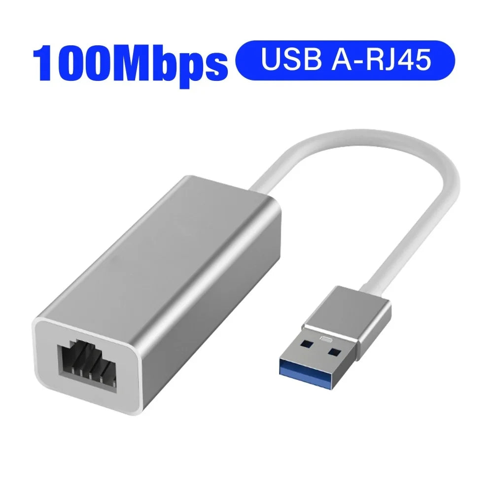 USB Type-C To RJ45 100/1000Mbps Lan Internet Cable USB Type C Ethernet Adapter Network Card For MacBook PC Windows XP 7 8 10 LUX