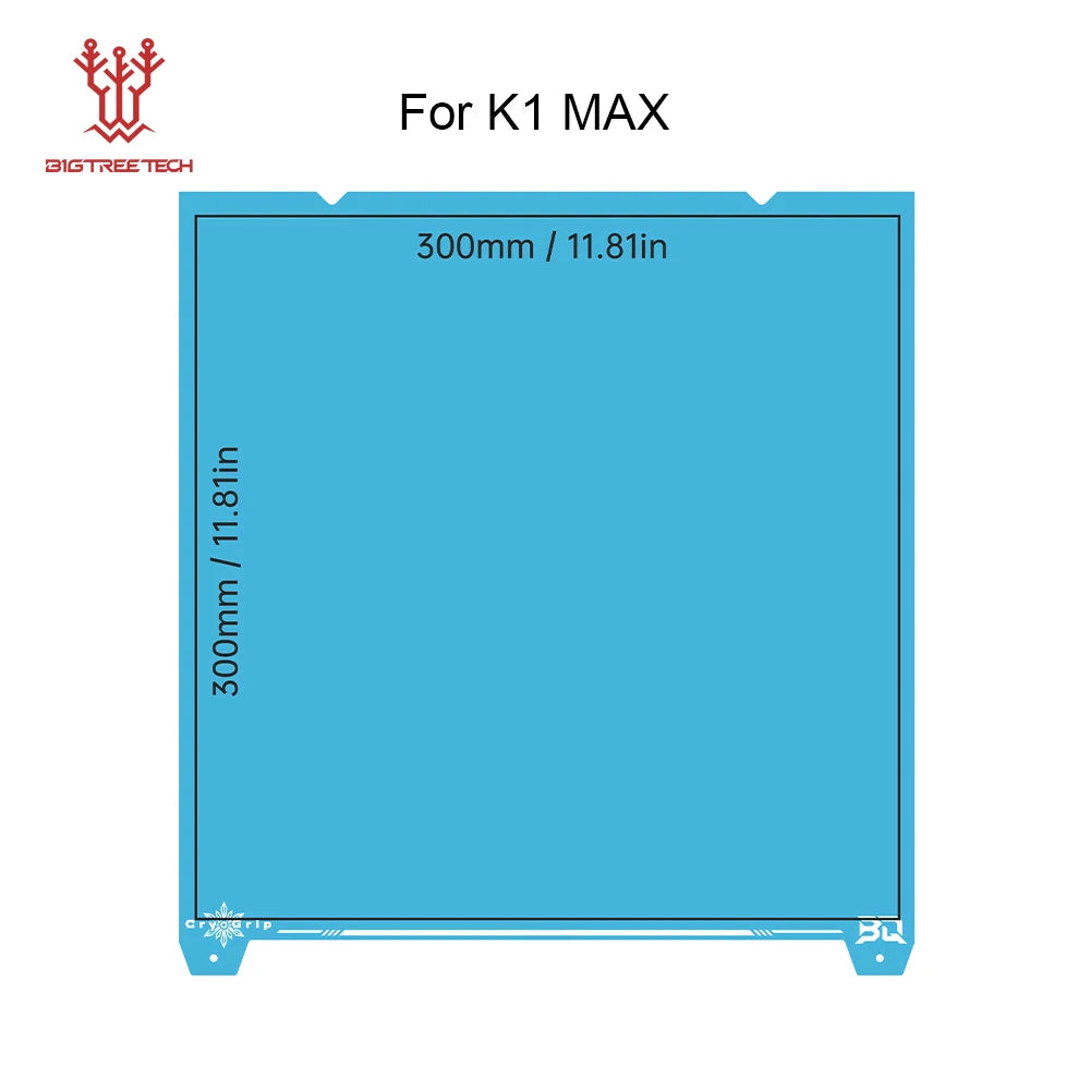 BIQU Panda Build Plate CryoGrip Pro Coating No Clog Spring Steel Double-sided for BambuLab X2D Voron Kobra Ender K1 3D Printer