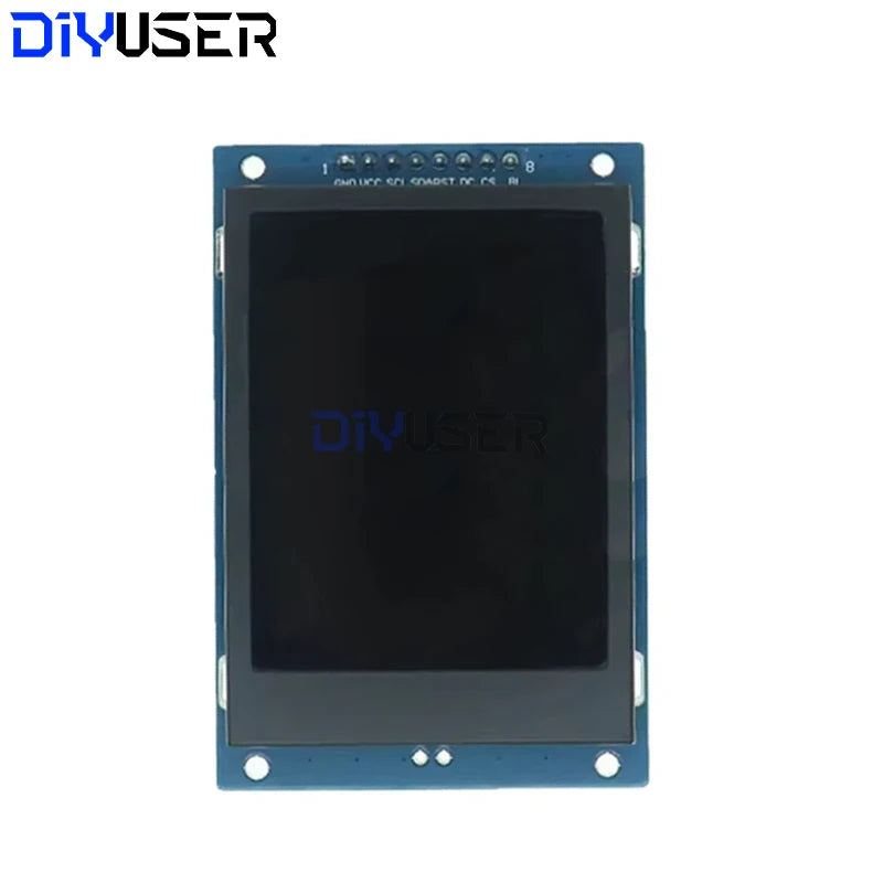 DIYUSER 2.4" TFT LCD Screen Module 240x320 ST7789 SPI Color Display for Raspberry Pi DIY Projects