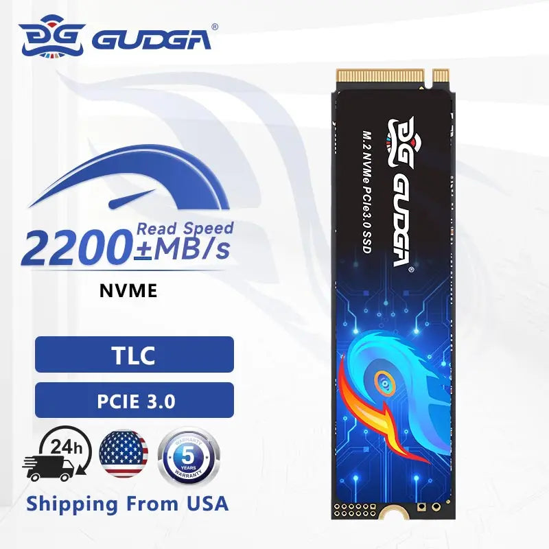 GUDGA SSD Nvme M2 1TB 512GB 256GB 128GB Pci-e 3.0x4 SSD Nvme Internal Solid State Disk Hard Disk For PC Laptop Computer