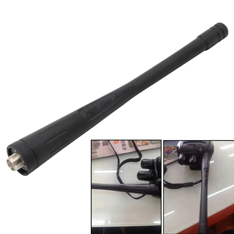 1Pc Black 400/480 MHz High Gain Sma Female Antenna For Baofeng 888s Walkie Talkie Two-way Radio