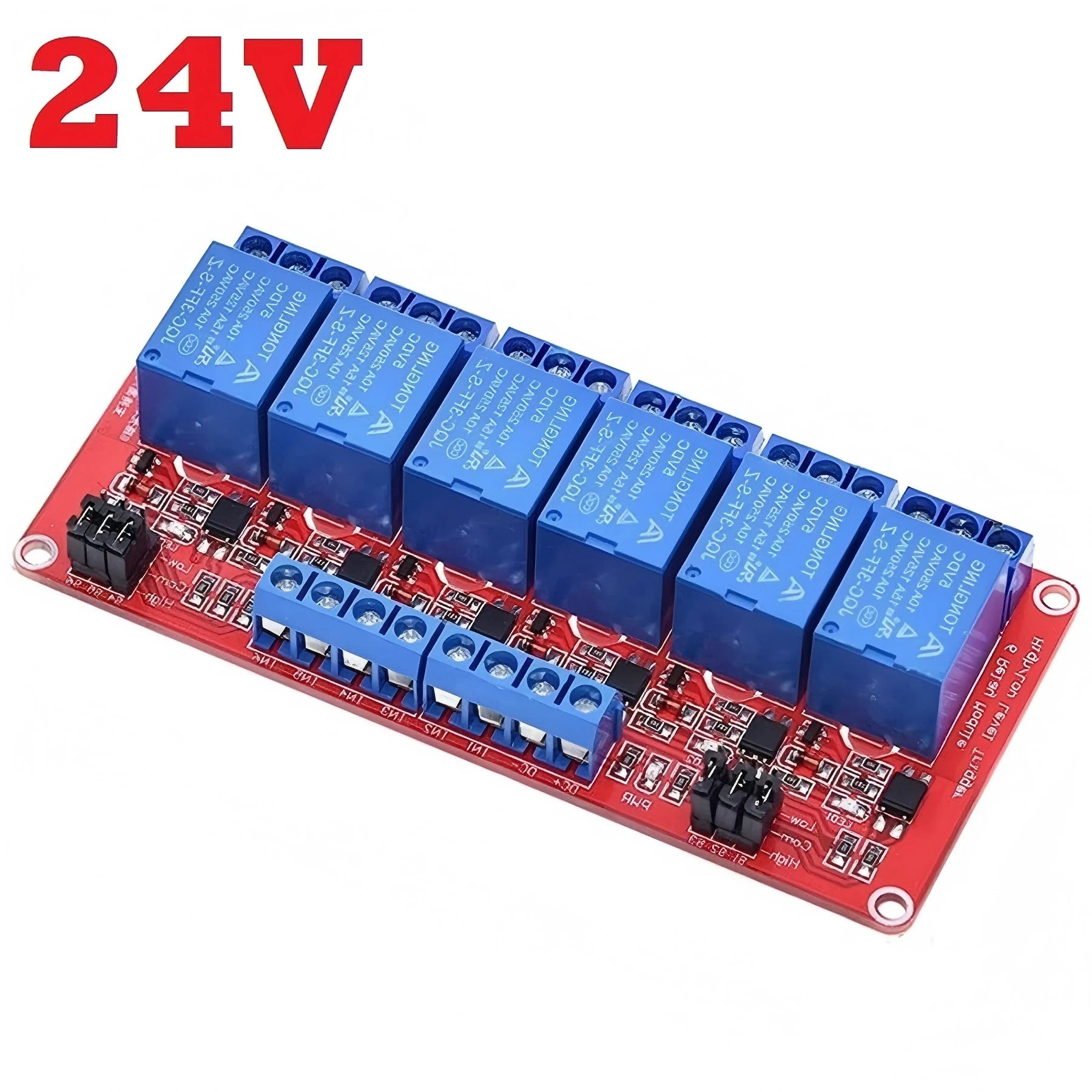 1-5Pcs DC 5V 9V 12V 24V 1 Channel Relay Module With Optocoupler Shield Board High Low Level Trigger Power Supply Module Arduino