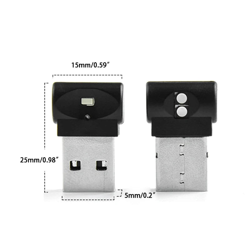 New Mini USB LED RGB Ambient Light 7 Color Auto Interior Lamp for Car Laptop Keyboard Atmosphere Smart Night Lamp Mood Light