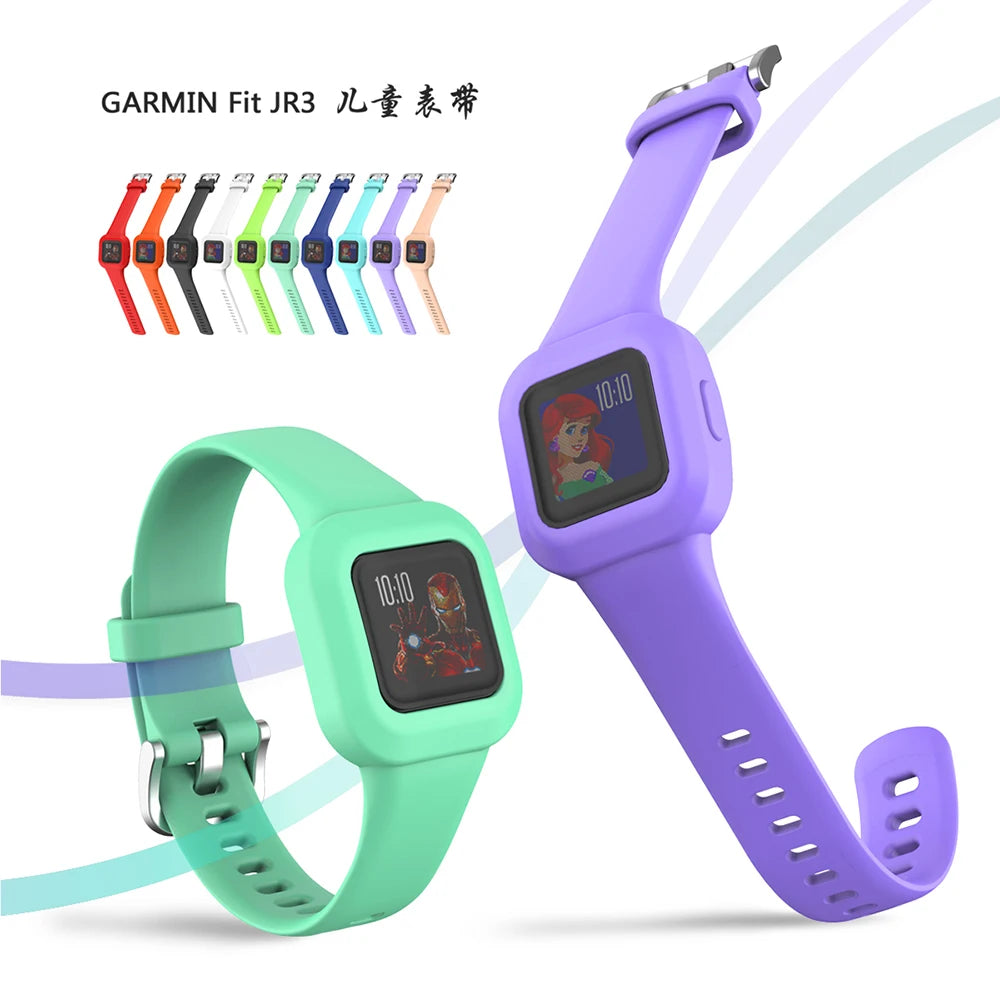 Silicone Wrist Strap For GarminFit JR3 Bracelet Wristband for Garmin Vivofit Jr.3 Smart Watch Band
