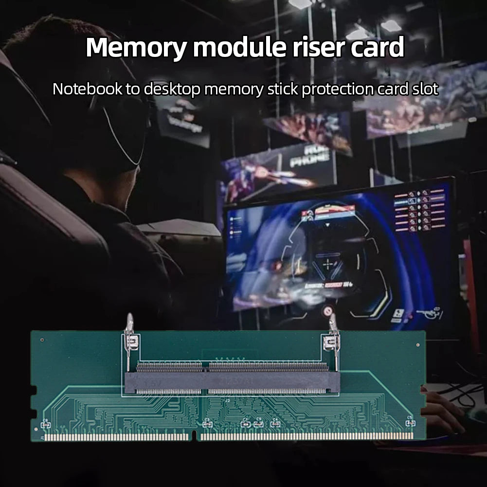 Laptop To Desktop Memory RAM DDR3 DDR4 DDR5 Memory Adapter Connector Card
