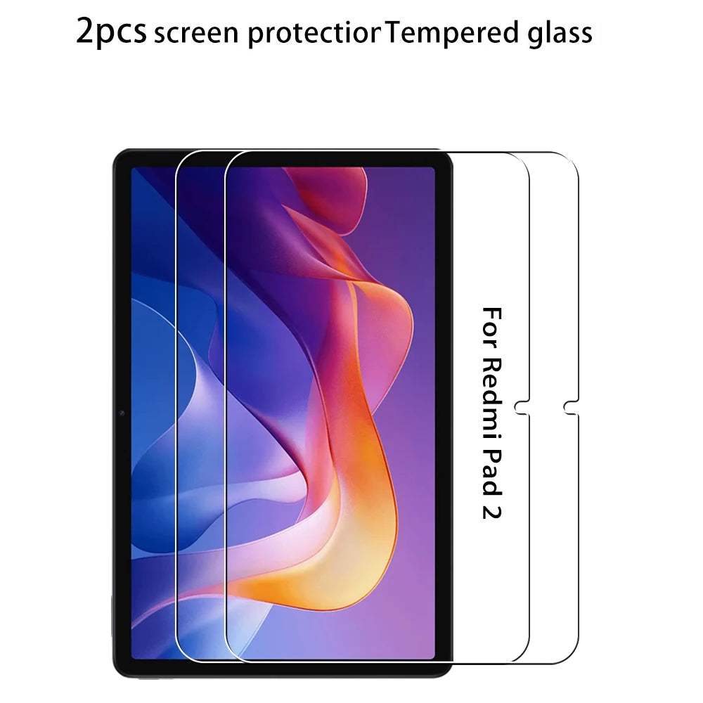 2PCS Tempered Glass Screen Protector For Xiaomi Redmi Pad 2 11 inch Anti Scratch HD Tempered Glass Film