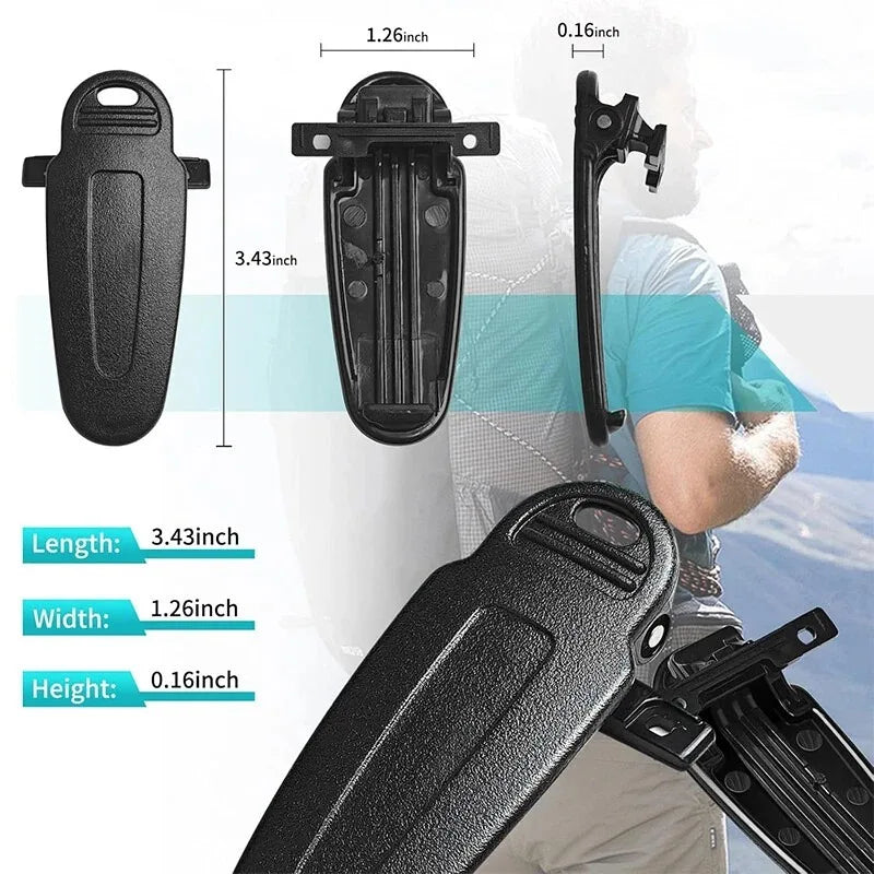 10PCS Kenwood KBH-12 Battery Belt Clip for TK3160 TK2160 TK3140 TK2140 TK3170 TK2170 TK3148 TK3178 TK3360 TK2360 Walkie Talkie